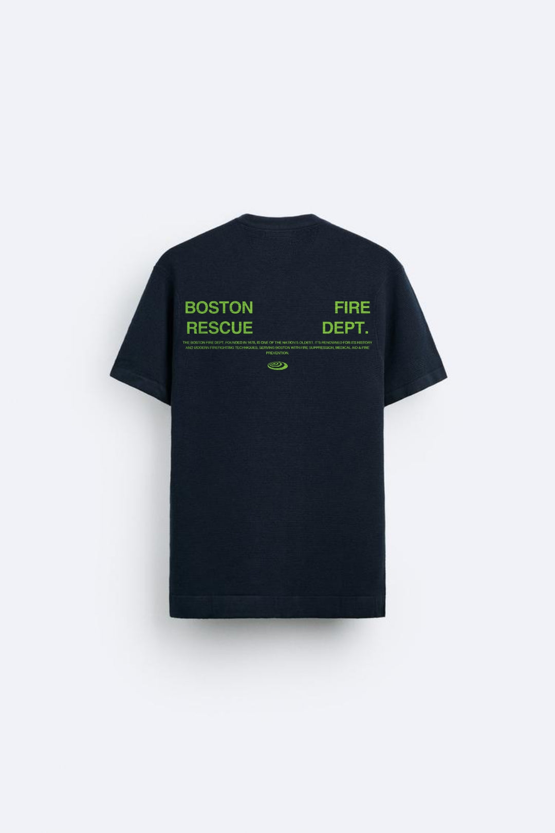 "Boston Fire Dept." Oversized T-Shirt